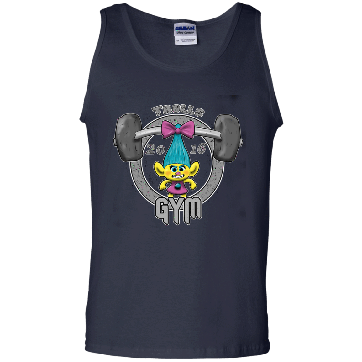 T-Shirts Navy / S Trolls Gym Men's Tank Top