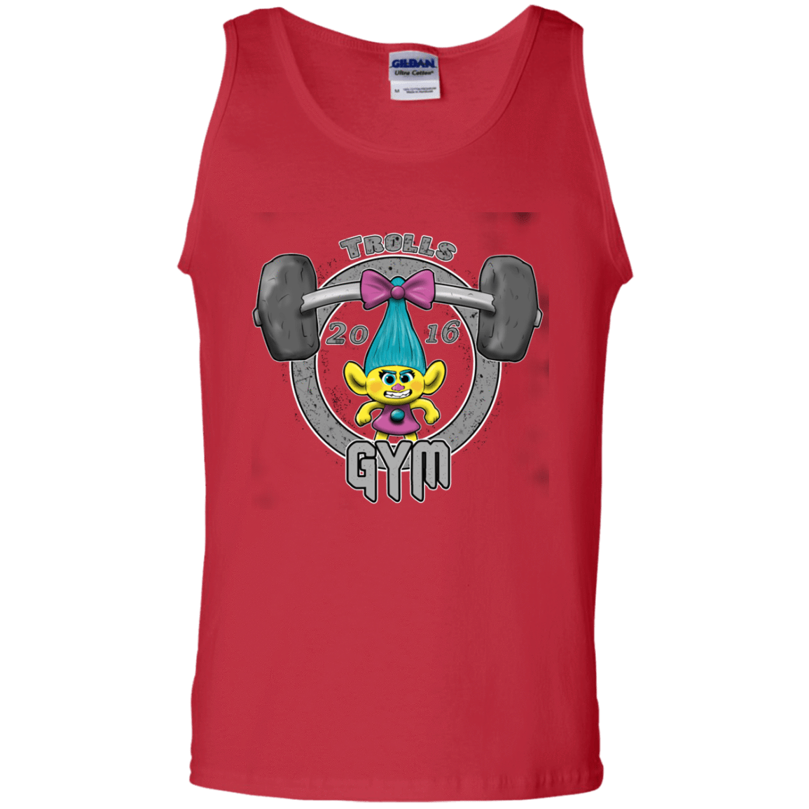 T-Shirts Red / S Trolls Gym Men's Tank Top