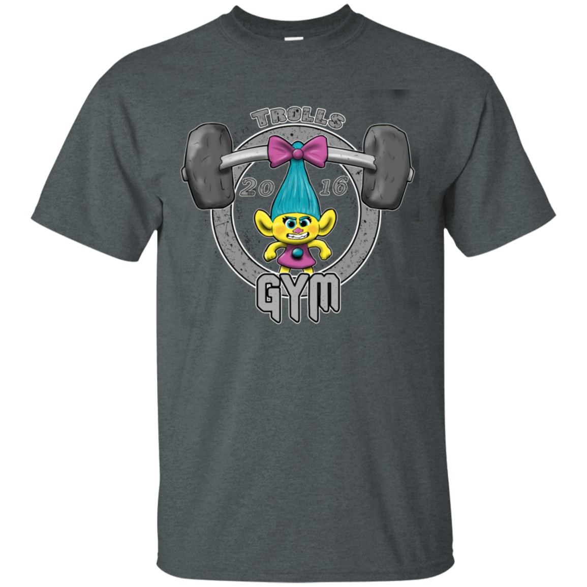 T-Shirts Dark Heather / S Trolls Gym T-Shirt