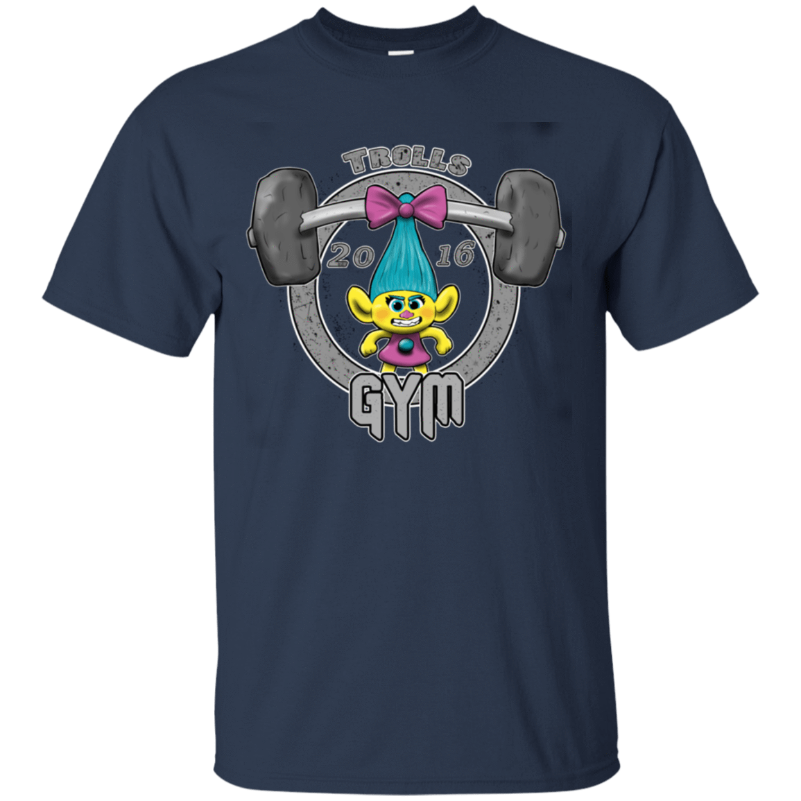 T-Shirts Navy / S Trolls Gym T-Shirt