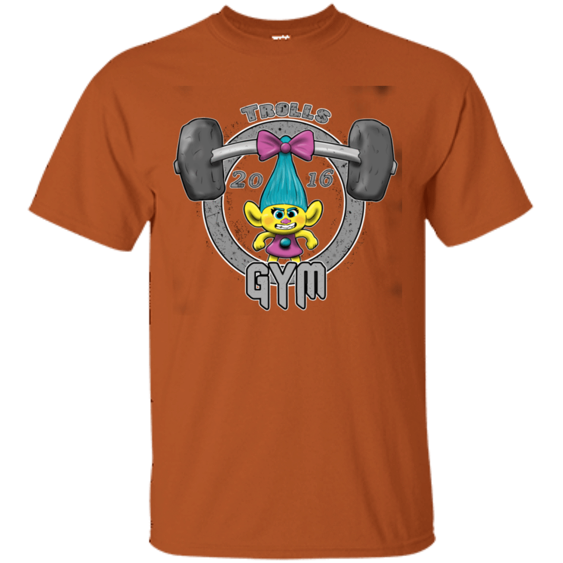 T-Shirts Texas Orange / S Trolls Gym T-Shirt