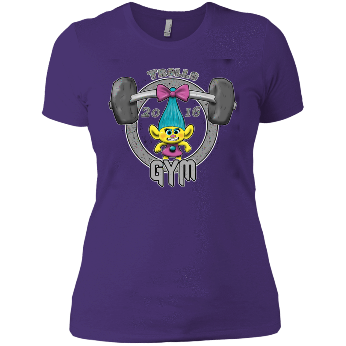 T-Shirts Purple Rush/ / X-Small Trolls Gym Women's Premium T-Shirt