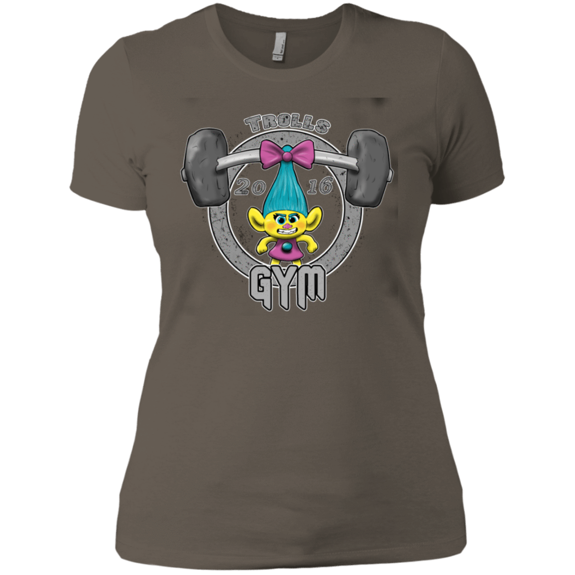T-Shirts Warm Grey / X-Small Trolls Gym Women's Premium T-Shirt