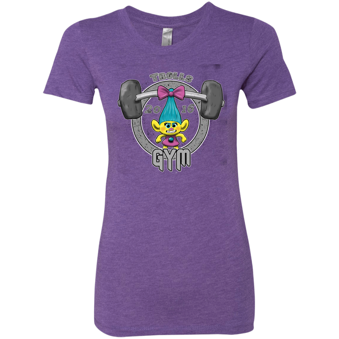 T-Shirts Purple Rush / S Trolls Gym Women's Triblend T-Shirt