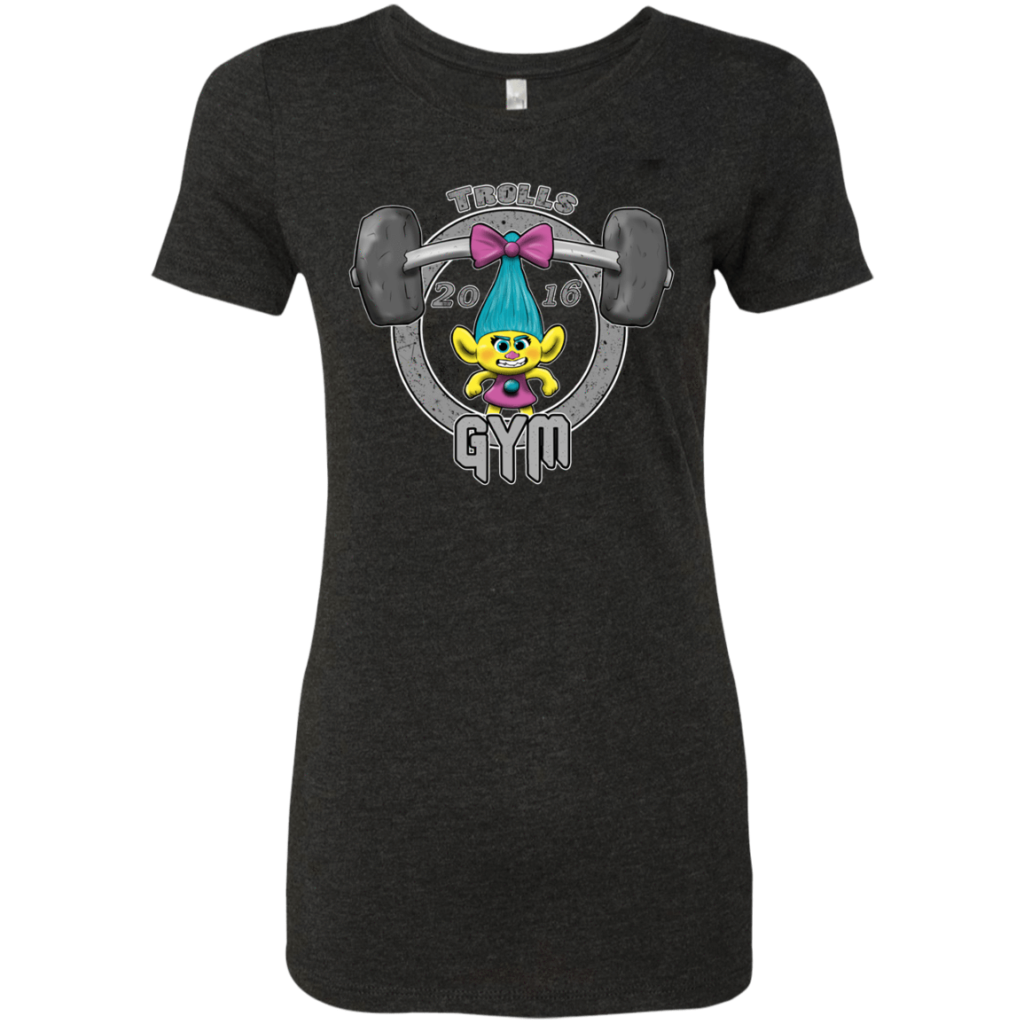 T-Shirts Vintage Black / S Trolls Gym Women's Triblend T-Shirt