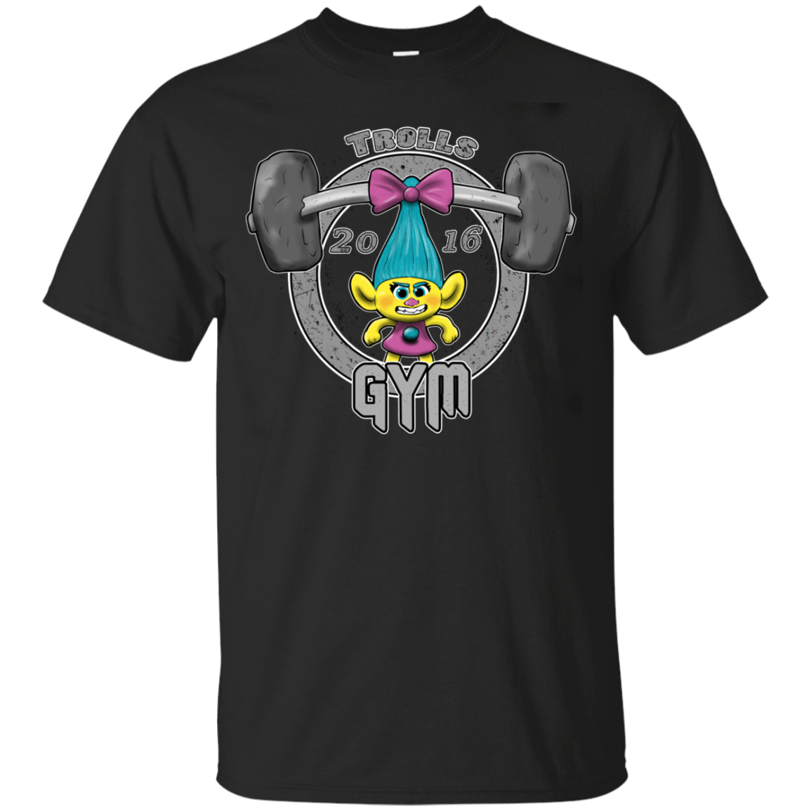 T-Shirts Black / YXS Trolls Gym Youth T-Shirt