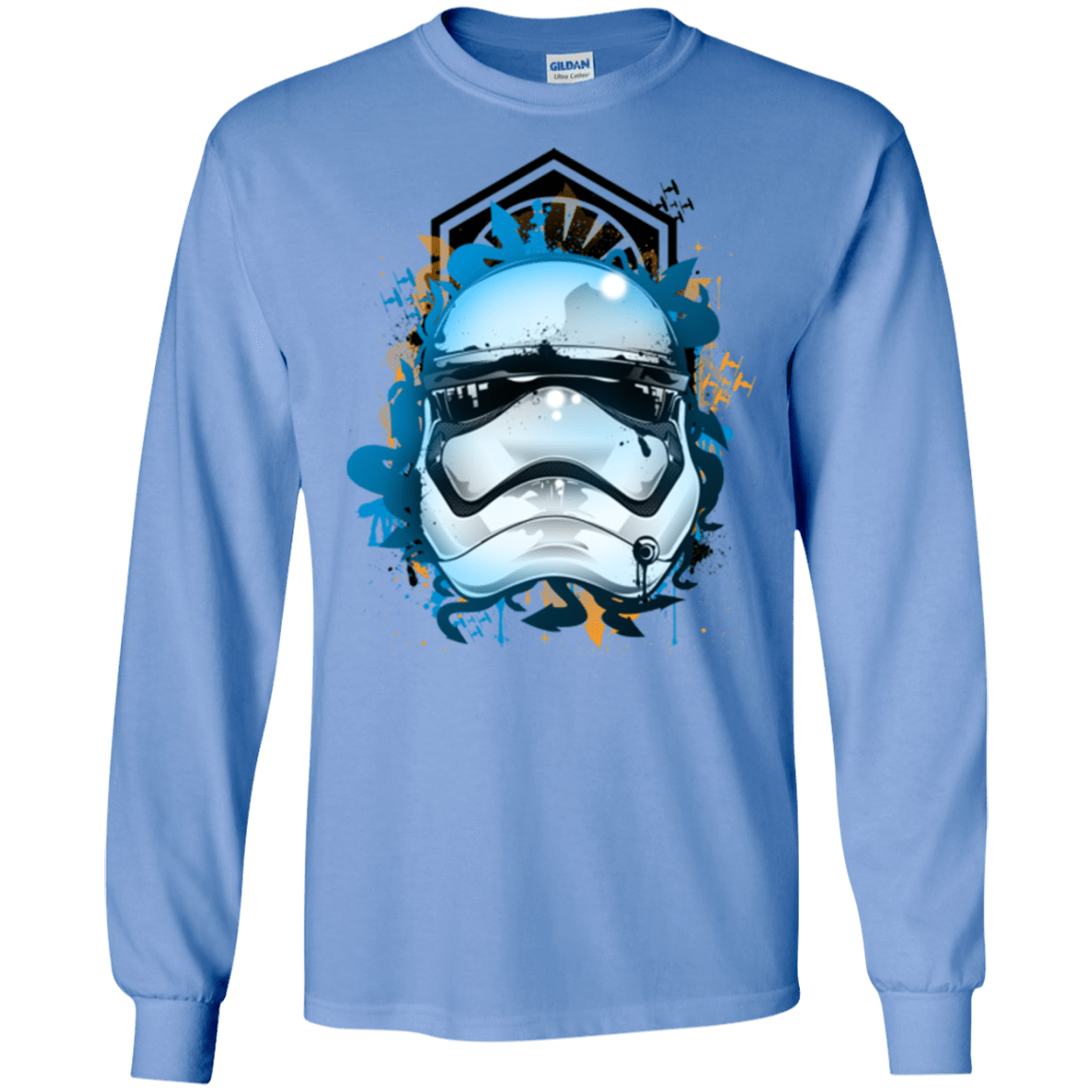 T-Shirts Carolina Blue / S Troop style Men's Long Sleeve T-Shirt