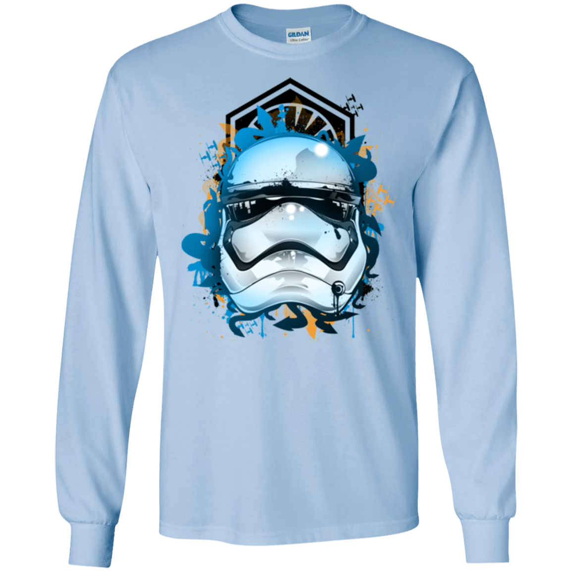 T-Shirts Light Blue / S Troop style Men's Long Sleeve T-Shirt