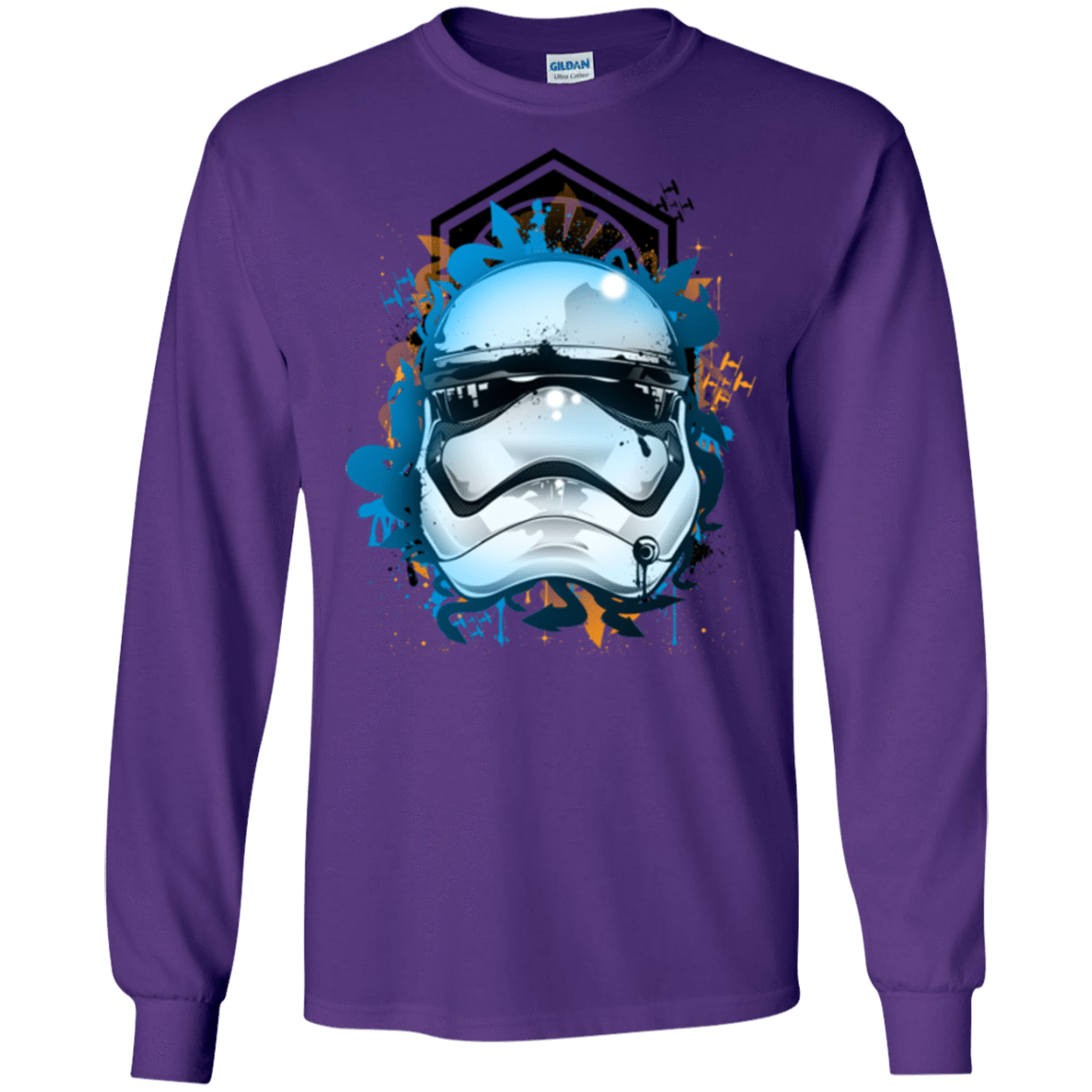 T-Shirts Purple / S Troop style Men's Long Sleeve T-Shirt
