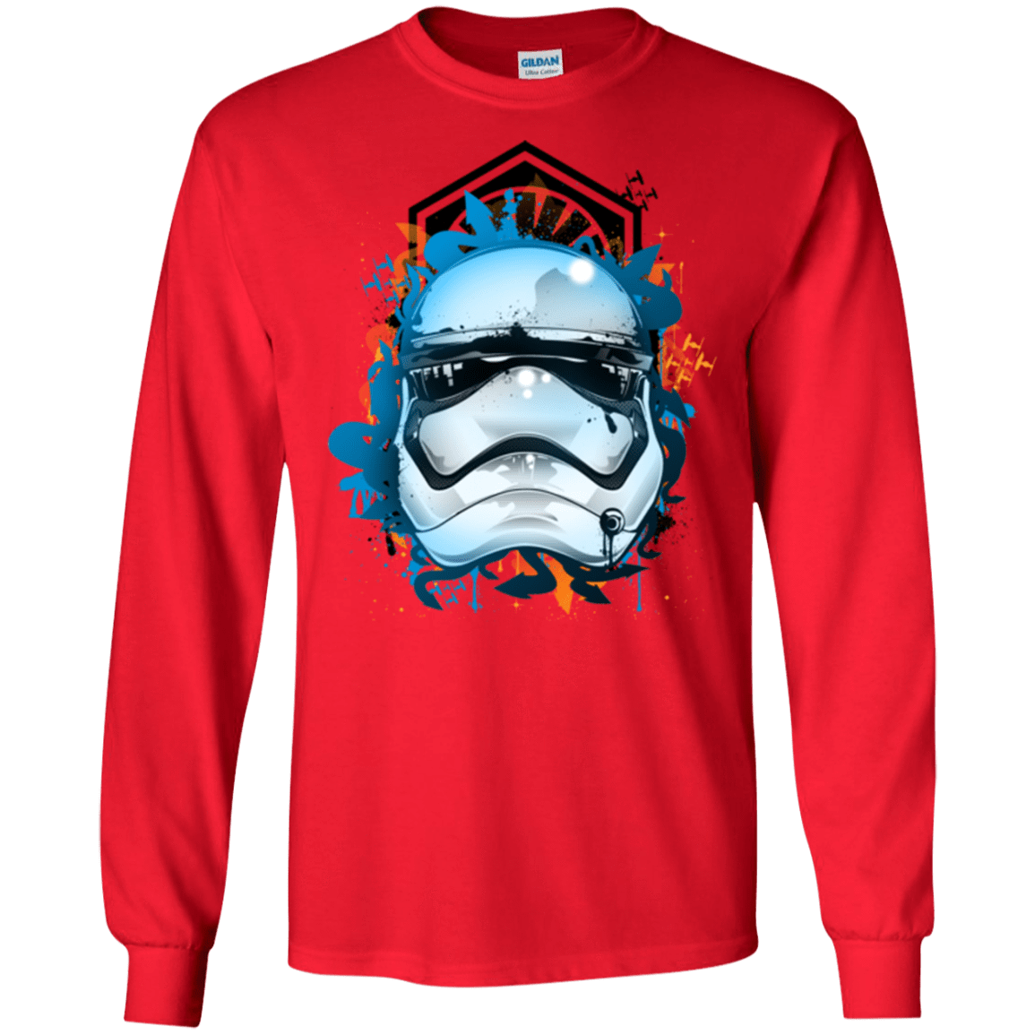 T-Shirts Red / S Troop style Men's Long Sleeve T-Shirt