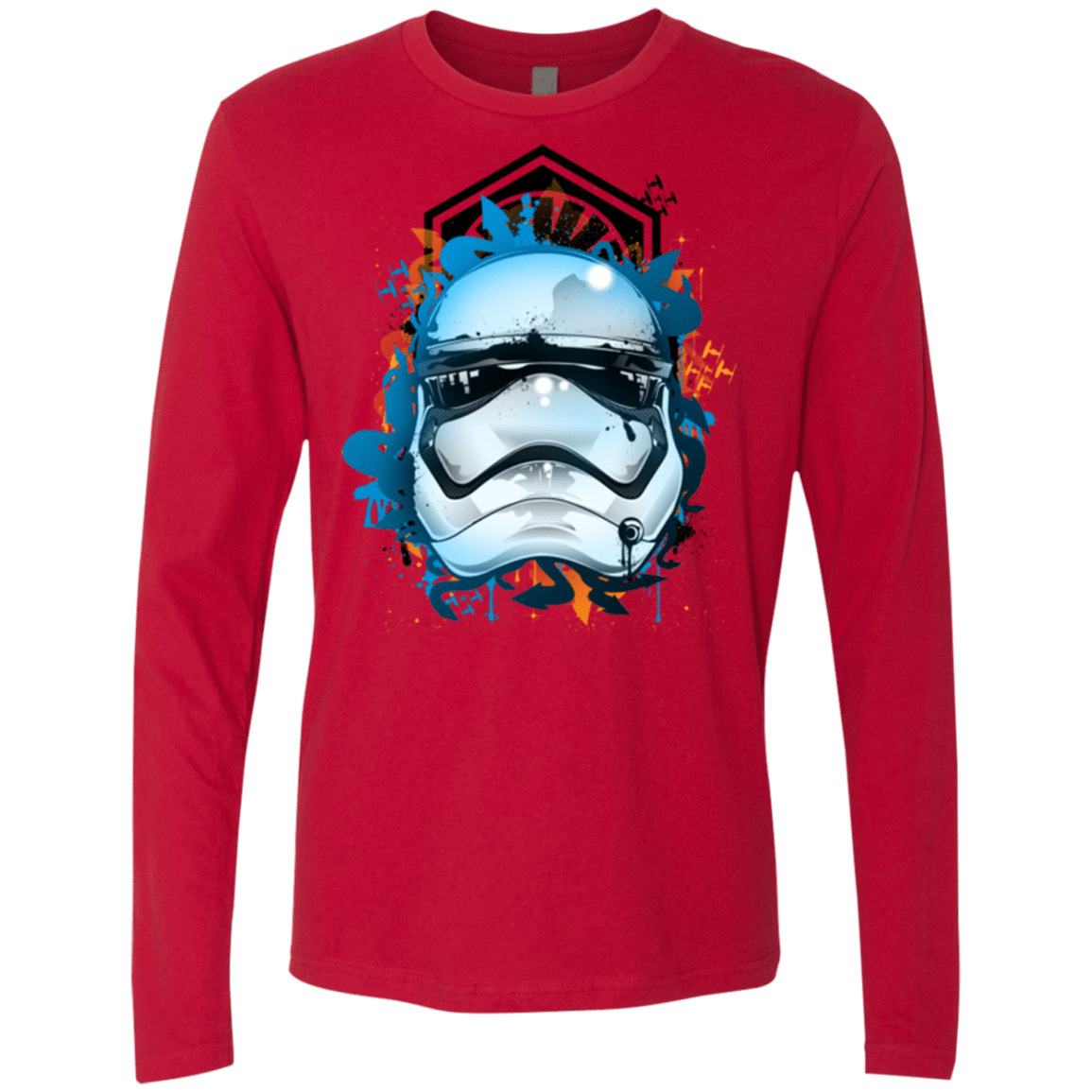 T-Shirts Red / S Troop style Men's Premium Long Sleeve