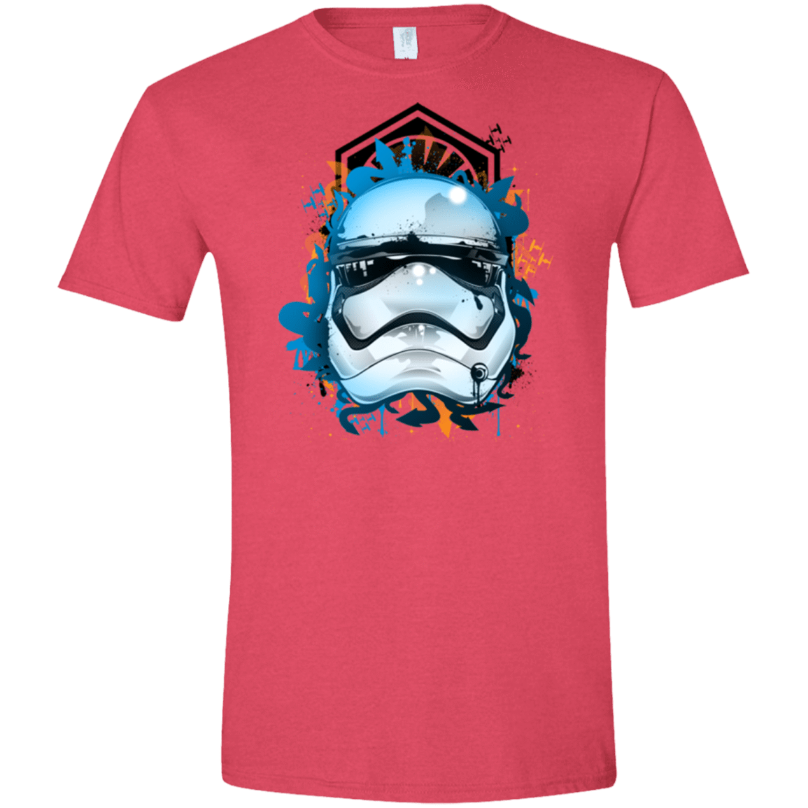 T-Shirts Heather Red / S Troop style Men's Semi-Fitted Softstyle