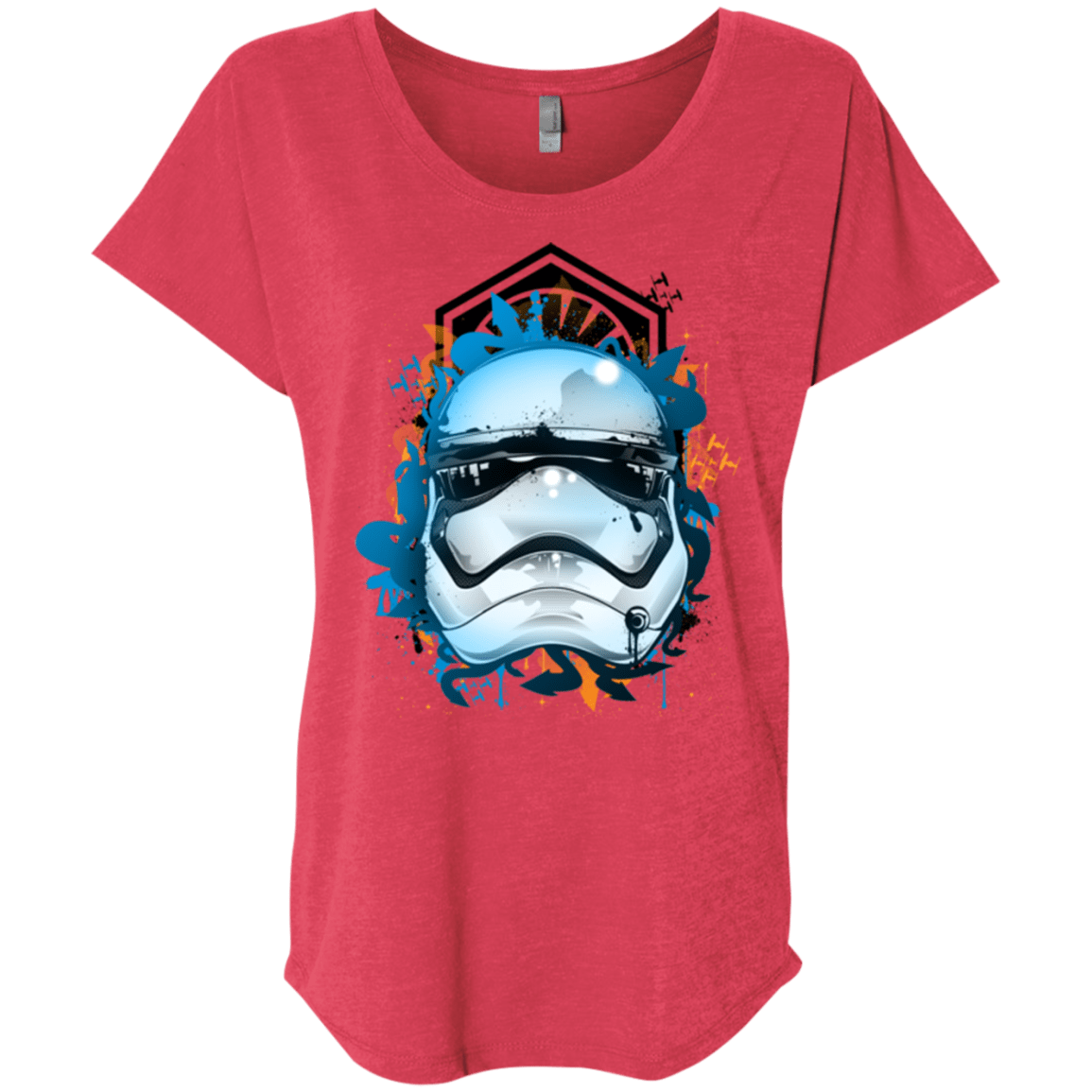 T-Shirts Vintage Red / X-Small Troop style Triblend Dolman Sleeve