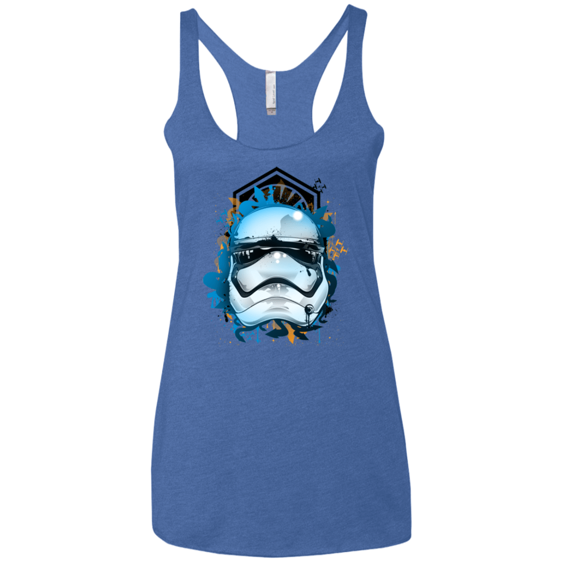 T-Shirts Vintage Royal / X-Small Troop style Women's Triblend Racerback Tank