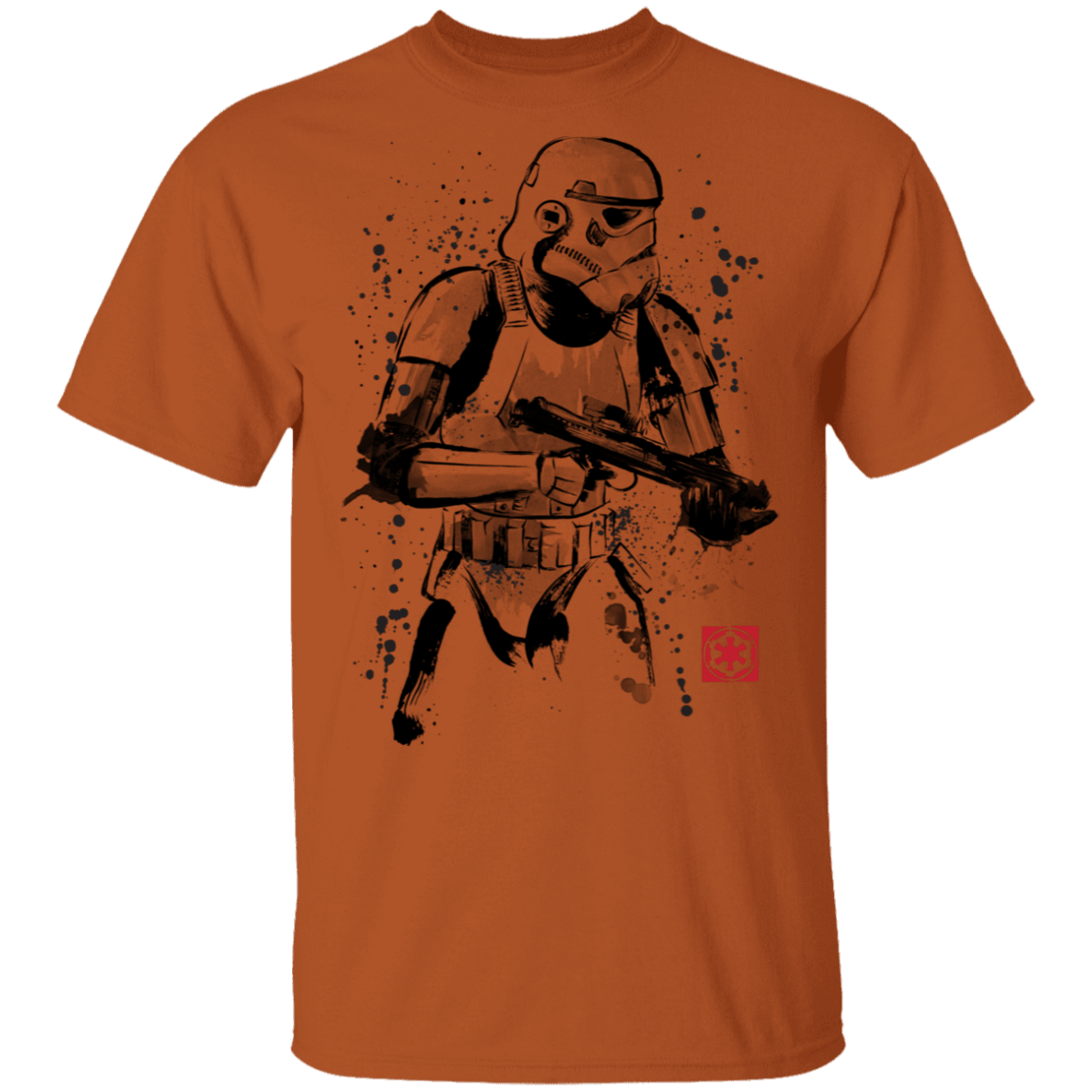 T-Shirts Texas Orange / S Trooper Sumi-E T-Shirt