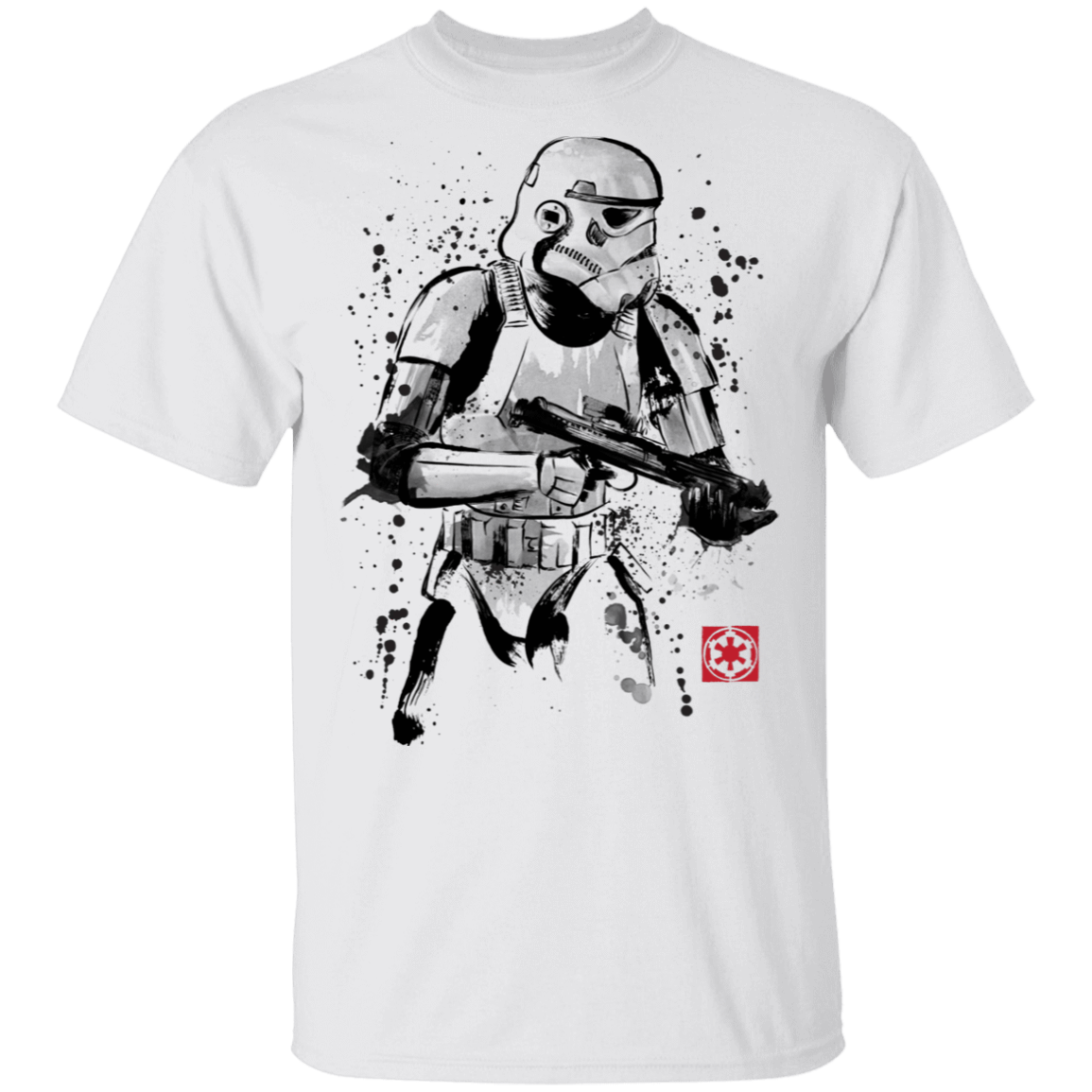 T-Shirts White / S Trooper Sumi-E T-Shirt