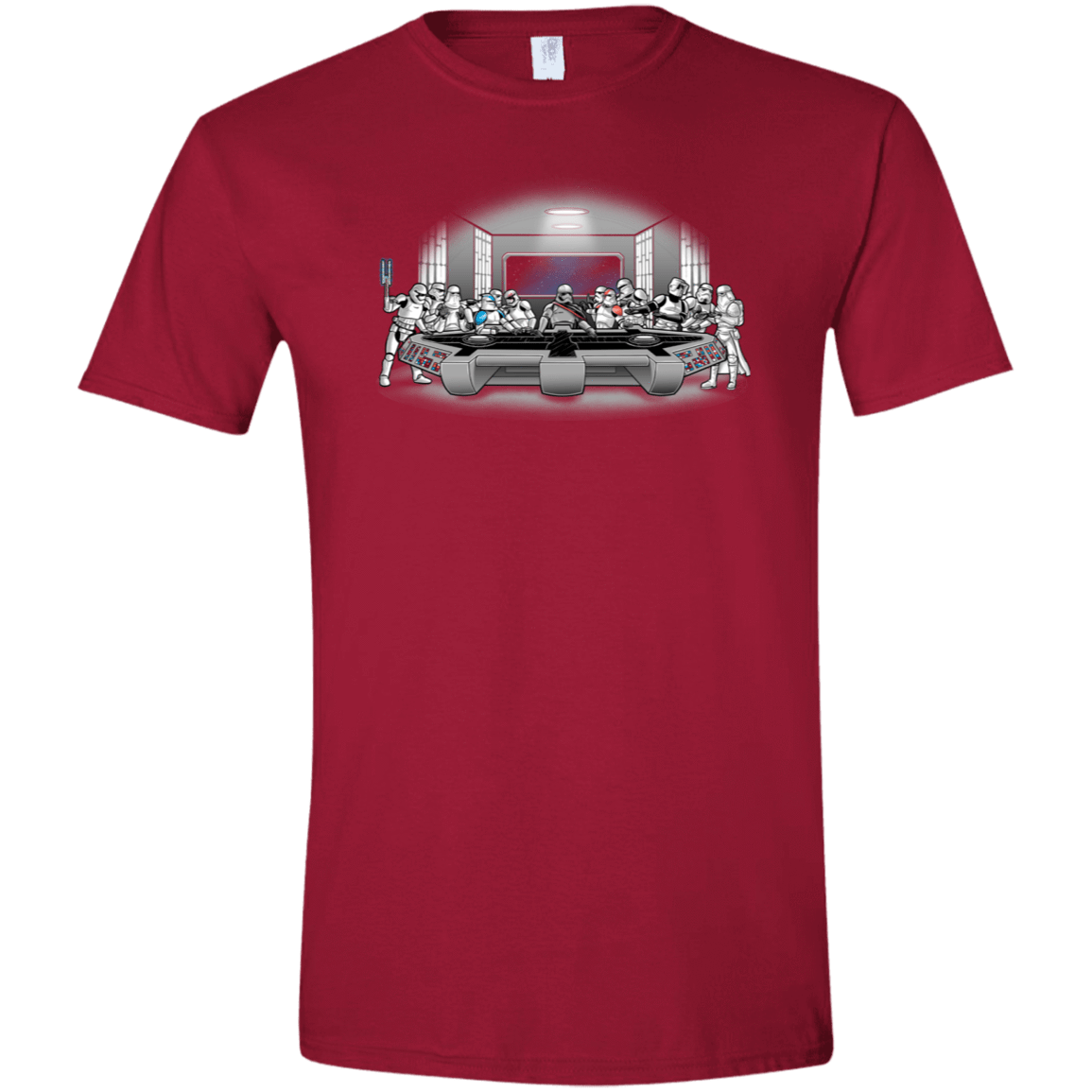 T-Shirts Cardinal Red / S Troopers Dinner Men's Semi-Fitted Softstyle