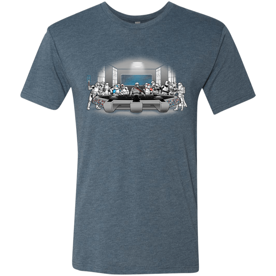 T-Shirts Indigo / S Troopers Dinner Men's Triblend T-Shirt