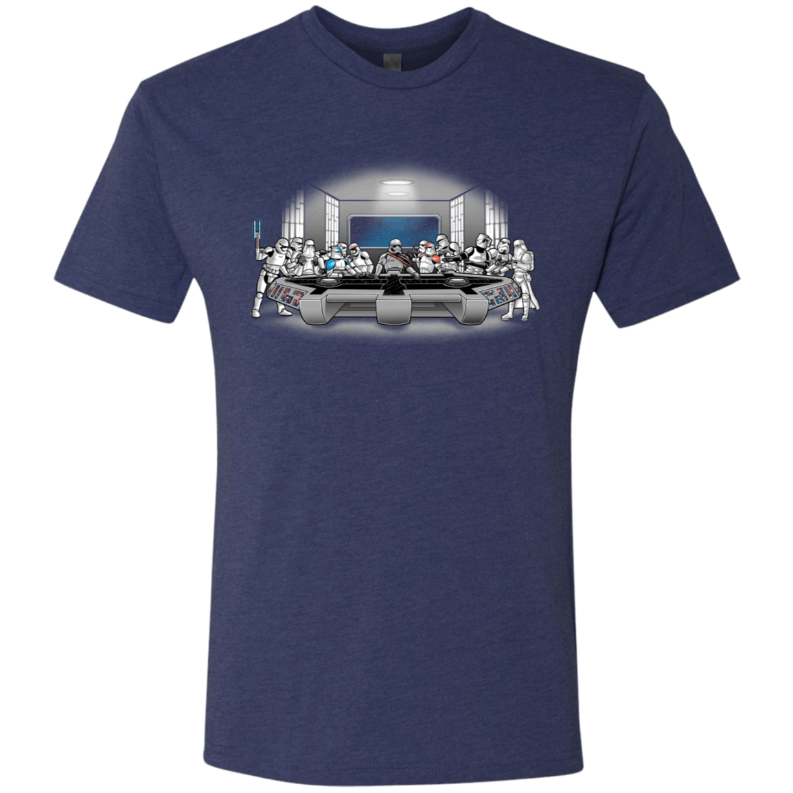 T-Shirts Vintage Navy / S Troopers Dinner Men's Triblend T-Shirt