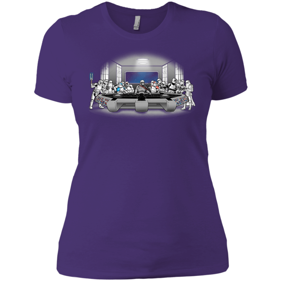T-Shirts Purple Rush/ / X-Small Troopers Dinner Women's Premium T-Shirt
