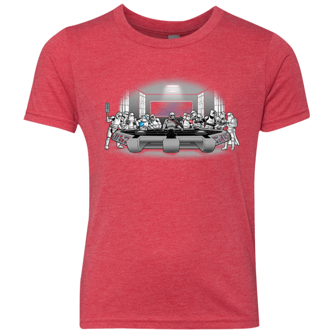 T-Shirts Vintage Red / YXS Troopers Dinner Youth Triblend T-Shirt