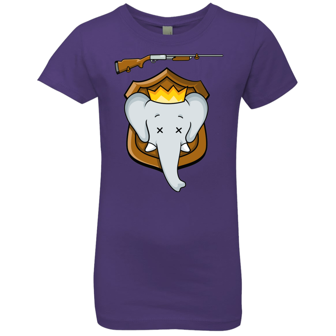 T-Shirts Purple Rush / YXS Trophy Babar Girls Premium T-Shirt