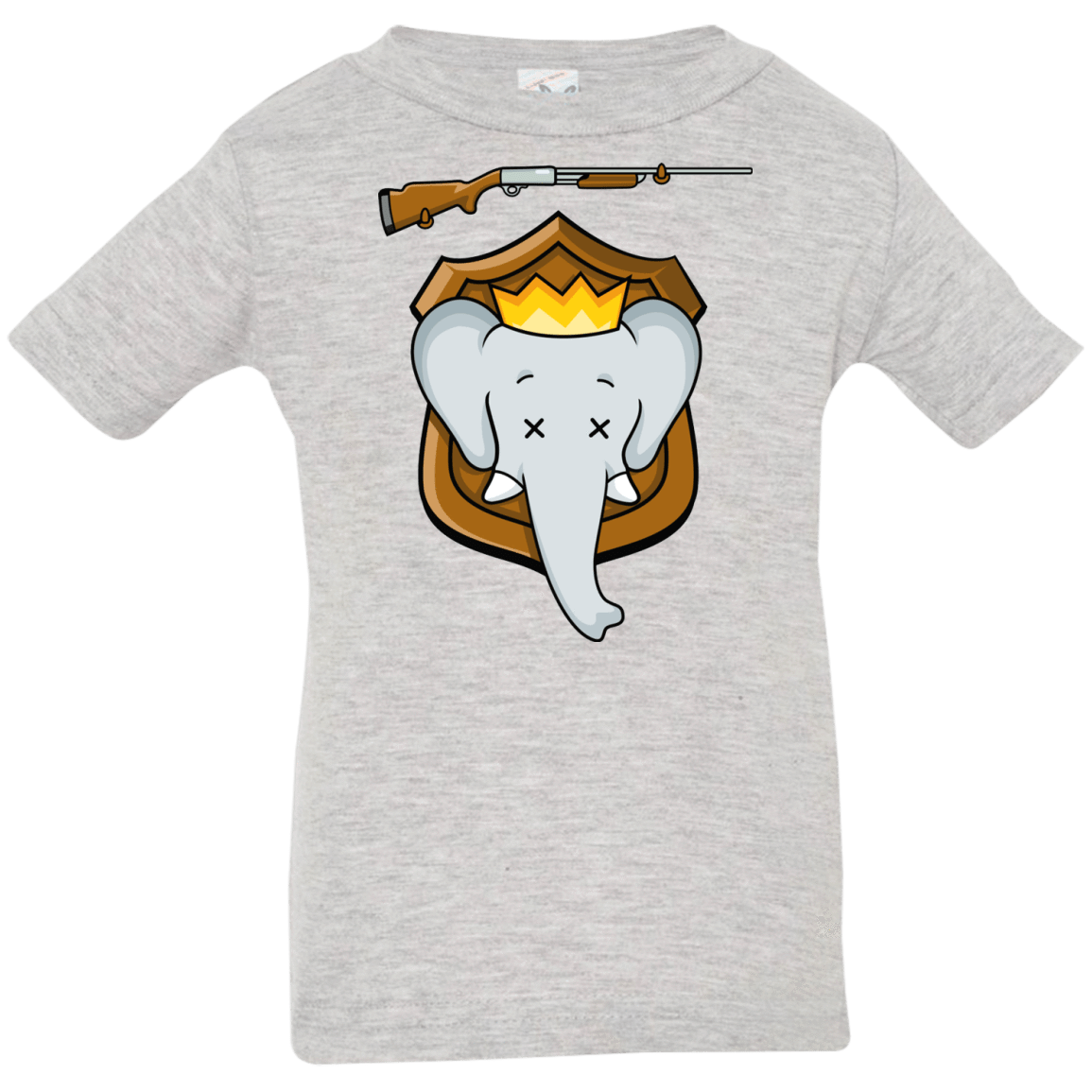 T-Shirts Heather Grey / 6 Months Trophy Babar Infant Premium T-Shirt