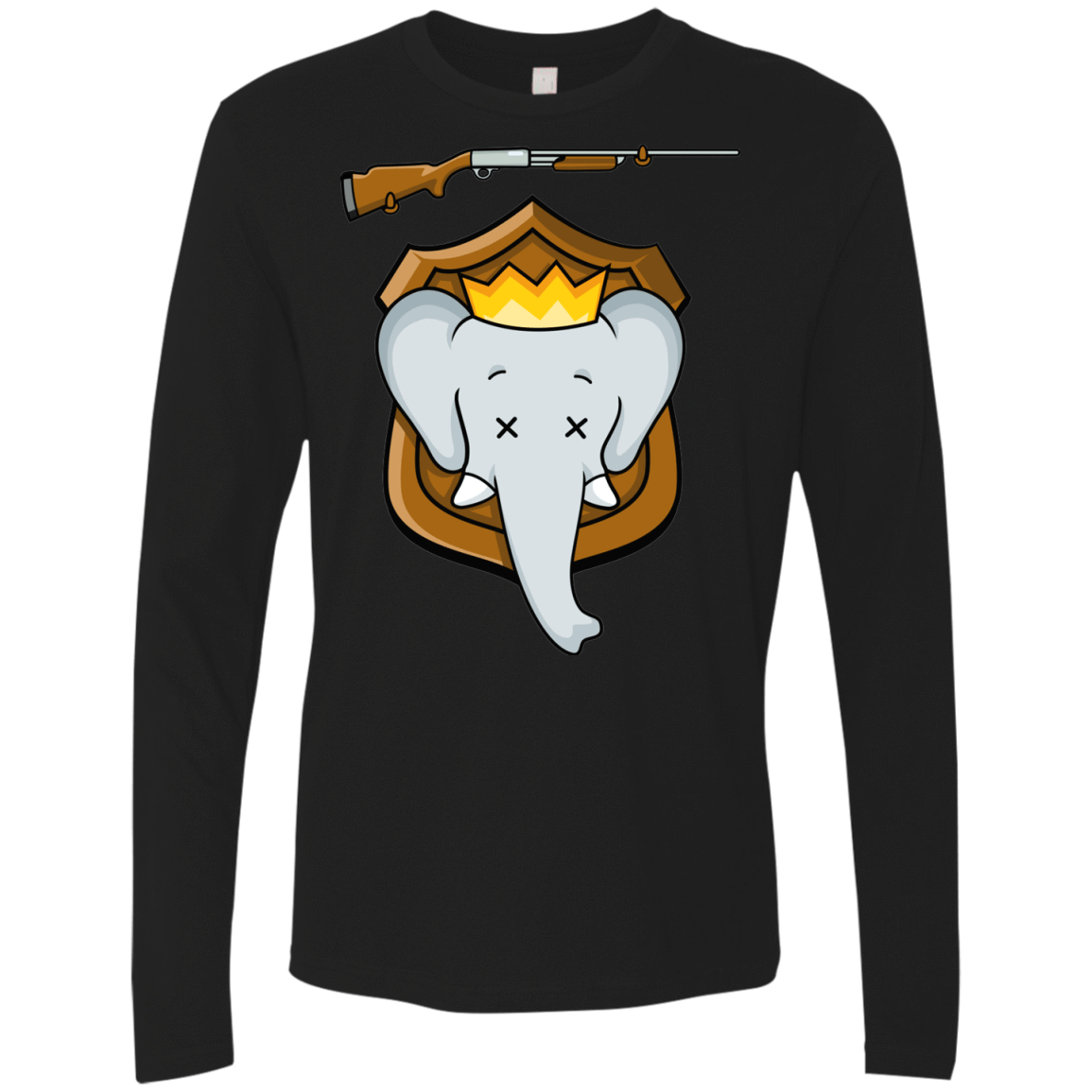 T-Shirts Black / S Trophy Babar Men's Premium Long Sleeve