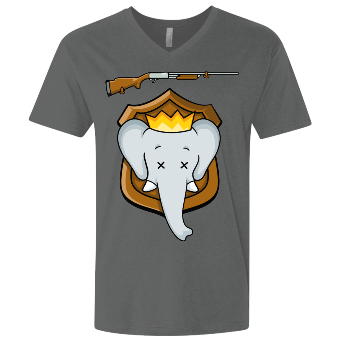 T-Shirts Heavy Metal / X-Small Trophy Babar Men's Premium V-Neck