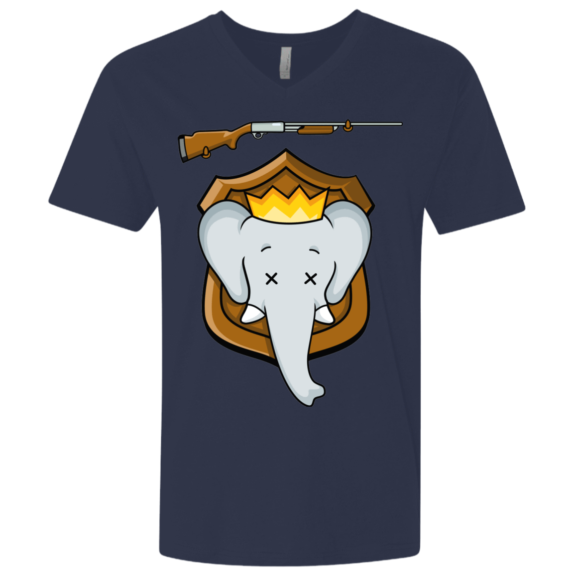 T-Shirts Midnight Navy / X-Small Trophy Babar Men's Premium V-Neck