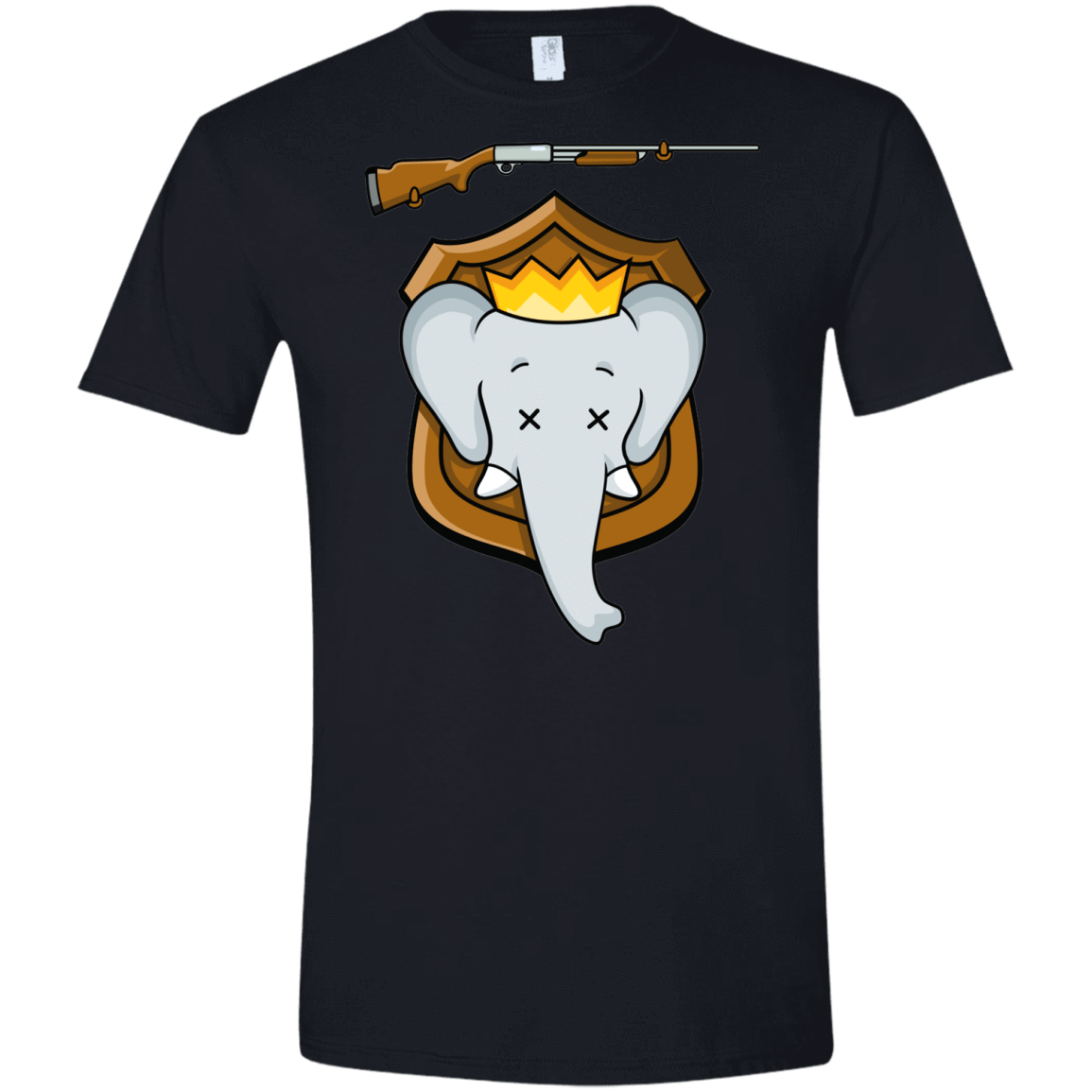 T-Shirts Black / X-Small Trophy Babar Men's Semi-Fitted Softstyle