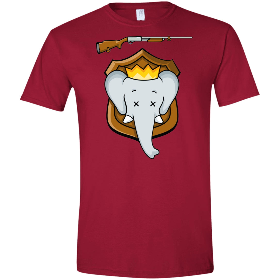 T-Shirts Cardinal Red / S Trophy Babar Men's Semi-Fitted Softstyle