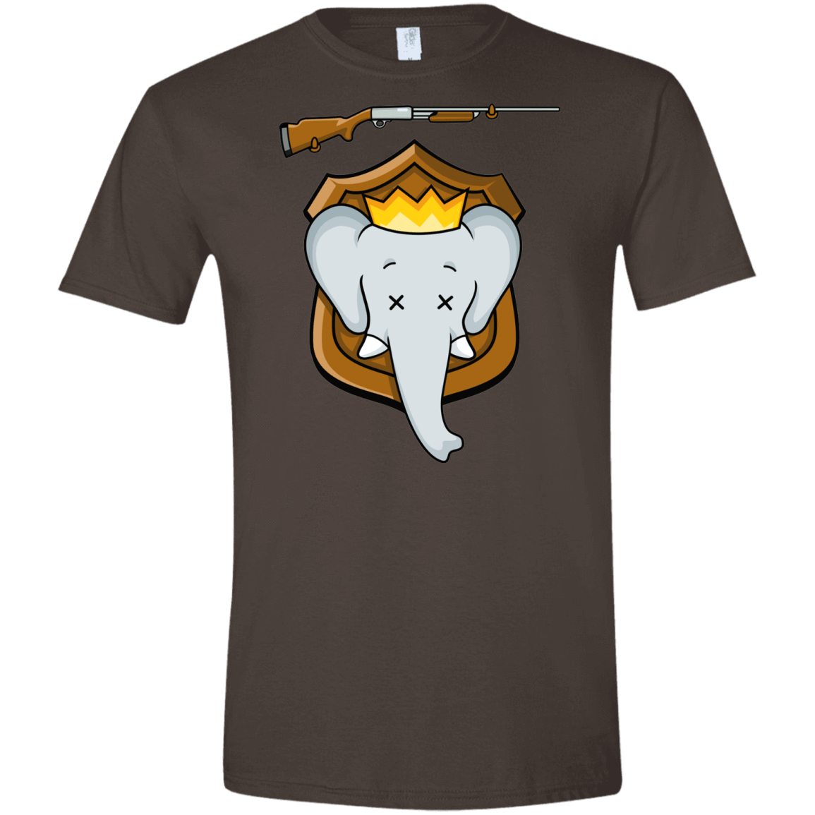 T-Shirts Dark Chocolate / S Trophy Babar Men's Semi-Fitted Softstyle