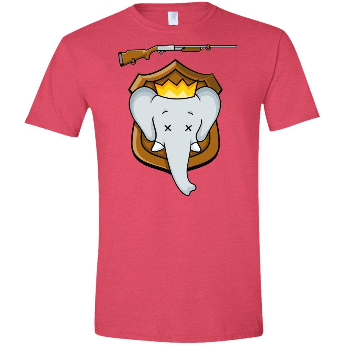 T-Shirts Heather Red / S Trophy Babar Men's Semi-Fitted Softstyle