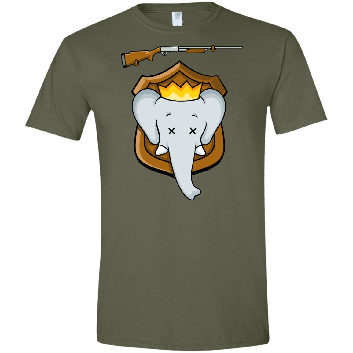 T-Shirts Military Green / S Trophy Babar Men's Semi-Fitted Softstyle