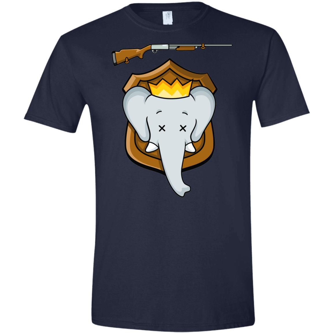 T-Shirts Navy / X-Small Trophy Babar Men's Semi-Fitted Softstyle