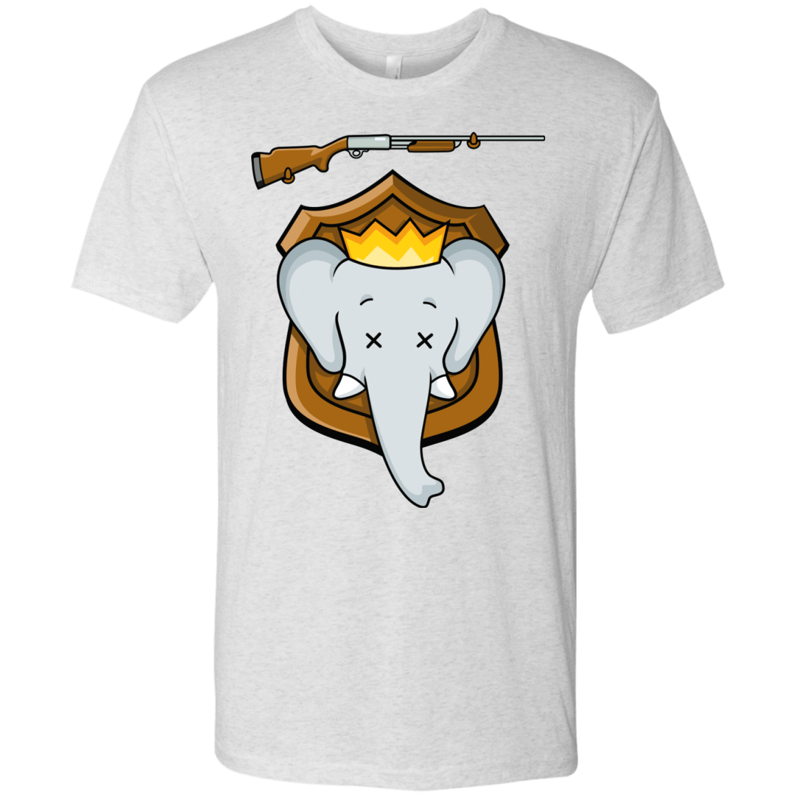 T-Shirts Heather White / S Trophy Babar Men's Triblend T-Shirt