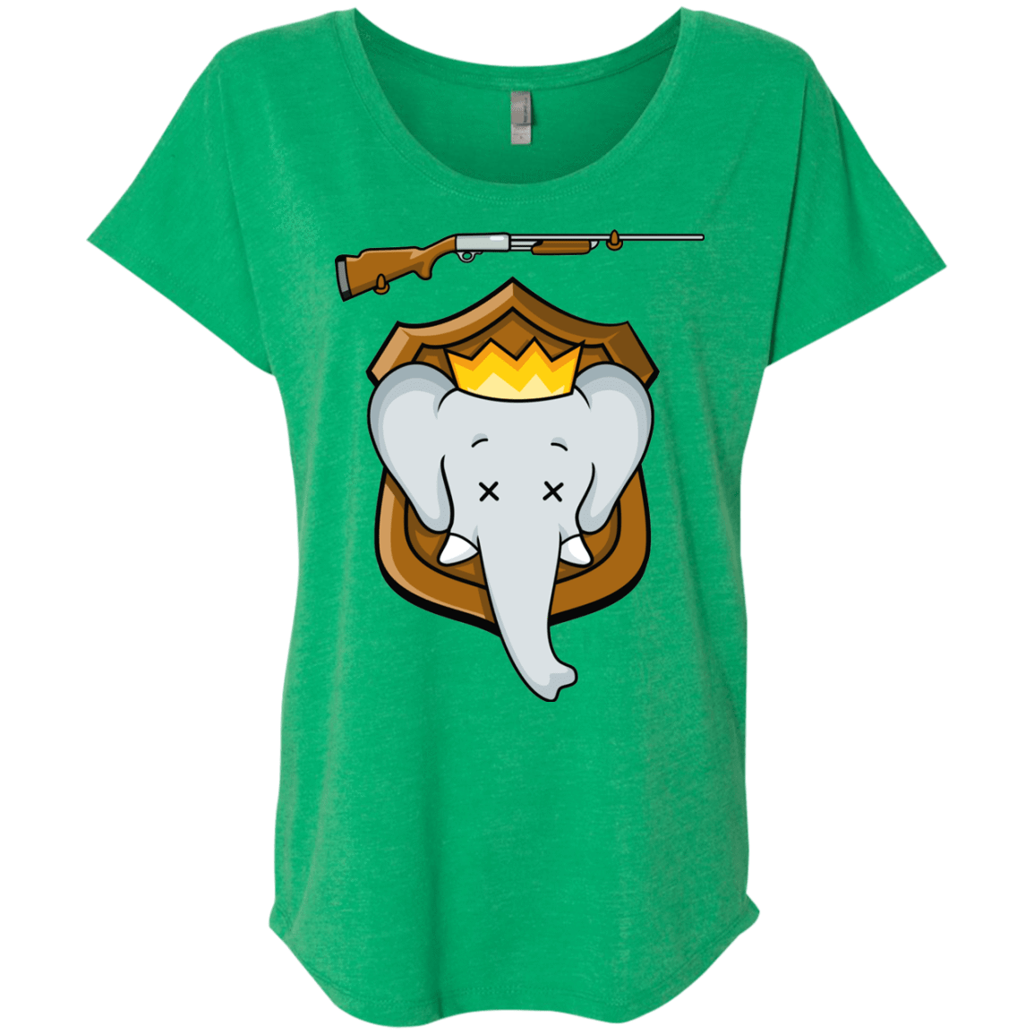 T-Shirts Envy / X-Small Trophy Babar Triblend Dolman Sleeve