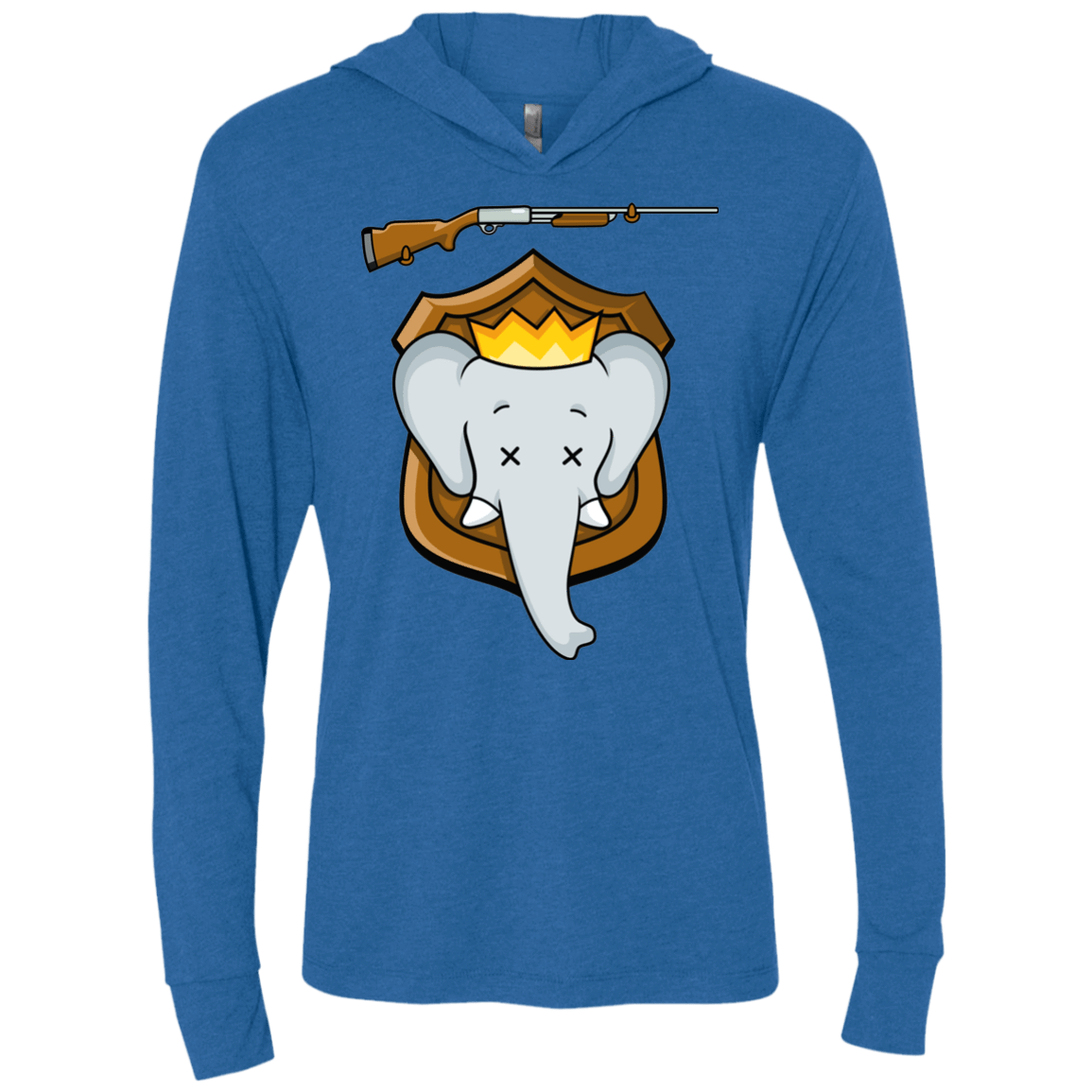 T-Shirts Vintage Royal / X-Small Trophy Babar Triblend Long Sleeve Hoodie Tee