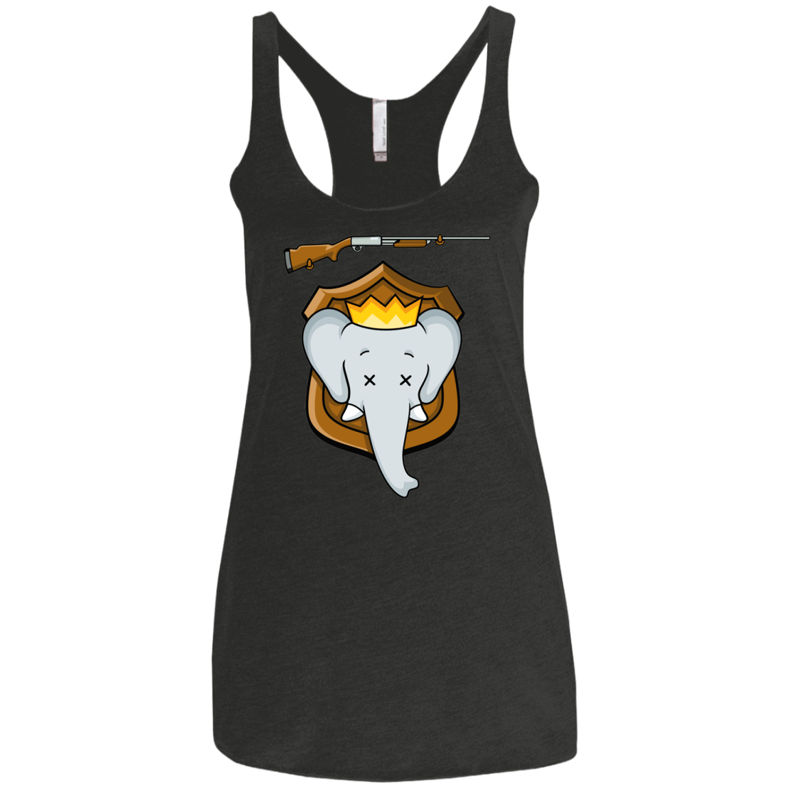 T-Shirts Vintage Black / X-Small Trophy Babar Women's Triblend Racerback Tank