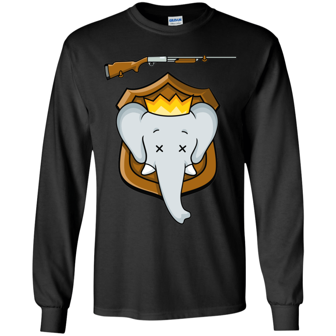 T-Shirts Black / YS Trophy Babar Youth Long Sleeve T-Shirt
