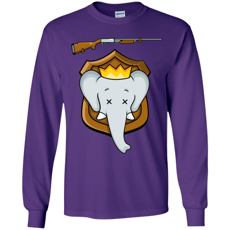 T-Shirts Purple / YS Trophy Babar Youth Long Sleeve T-Shirt