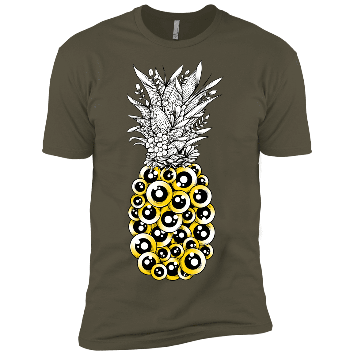 T-Shirts Military Green / X-Small Tropical Illusion Men's Premium T-Shirt