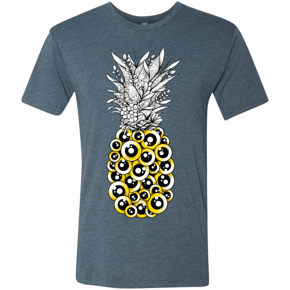 T-Shirts Indigo / S Tropical Illusion Men's Triblend T-Shirt