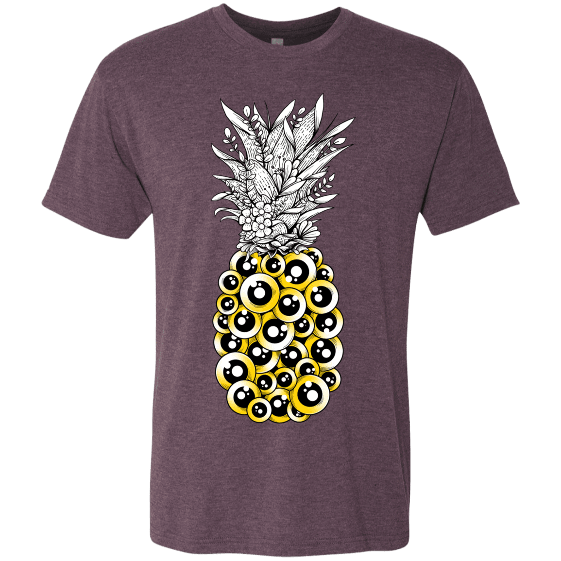 T-Shirts Vintage Purple / S Tropical Illusion Men's Triblend T-Shirt