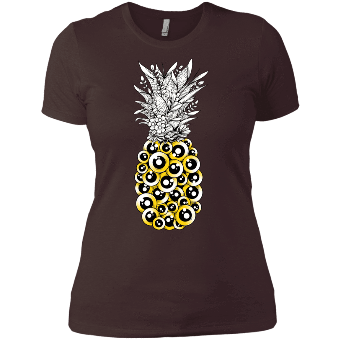 T-Shirts Dark Chocolate / X-Small Tropical Illusion Women's Premium T-Shirt
