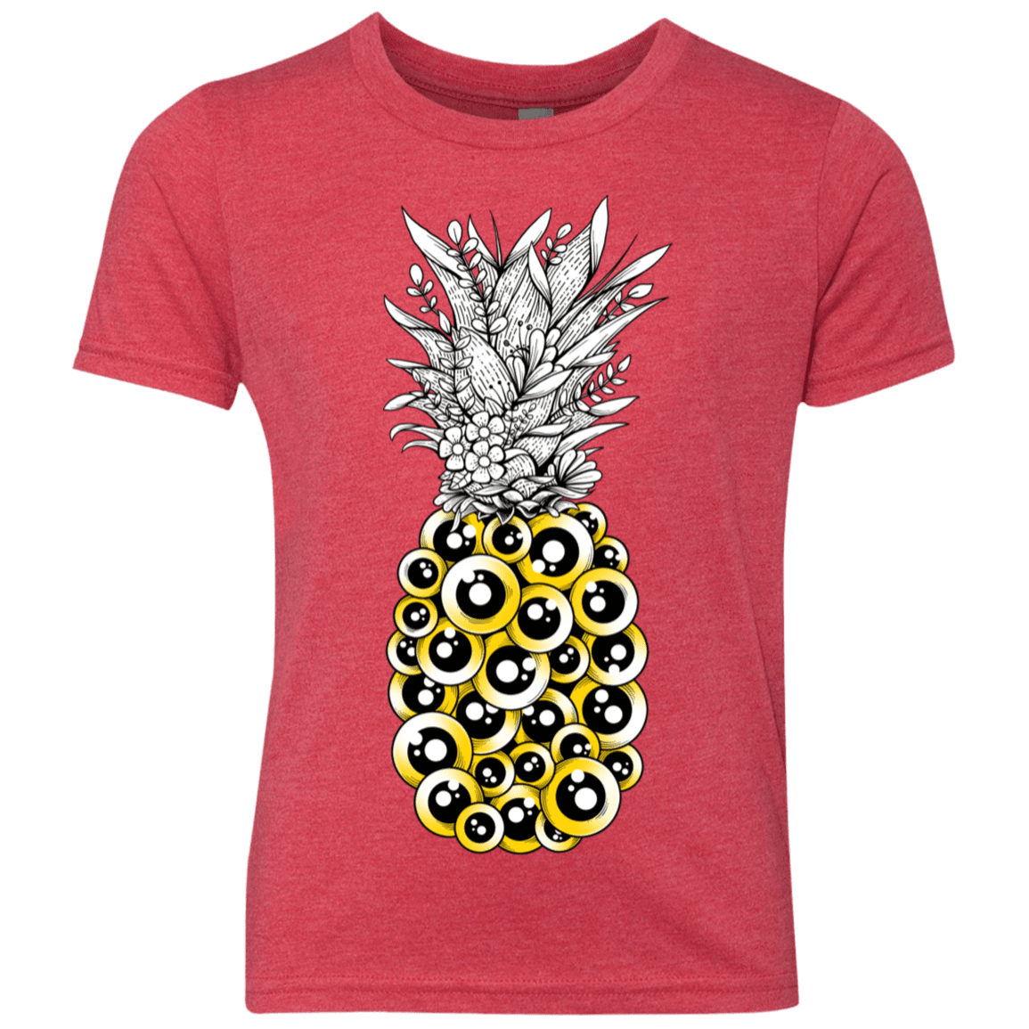 T-Shirts Vintage Red / YXS Tropical Illusion Youth Triblend T-Shirt