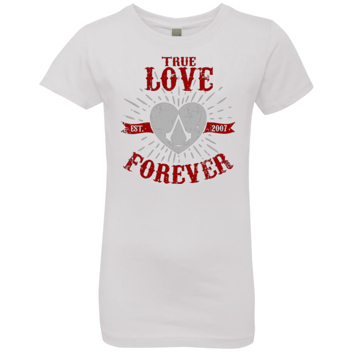 T-Shirts White / YXS True Love Forever Assasin Girls Premium T-Shirt