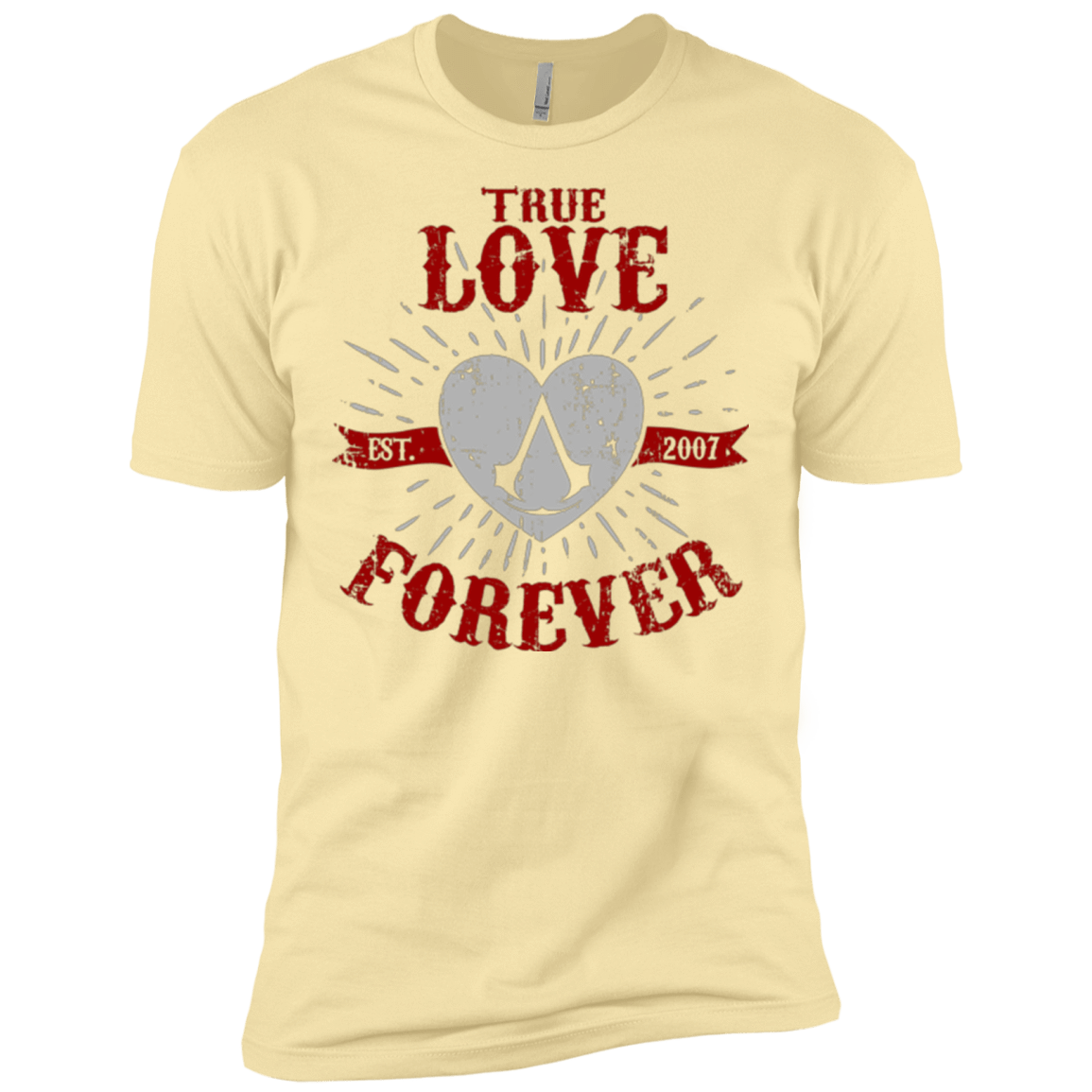 T-Shirts Banana Cream / X-Small True Love Forever Assasin Men's Premium T-Shirt