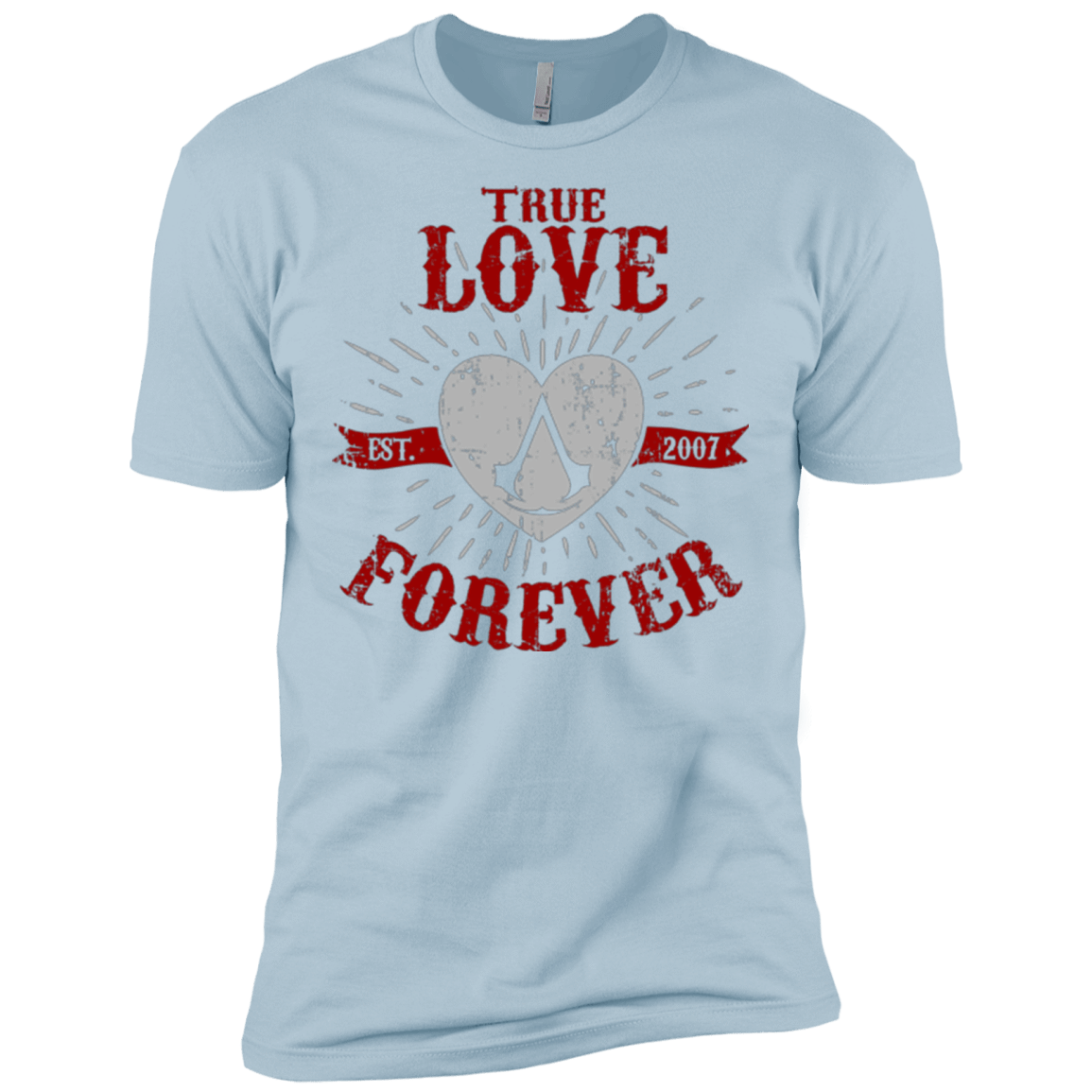 T-Shirts Light Blue / X-Small True Love Forever Assasin Men's Premium T-Shirt